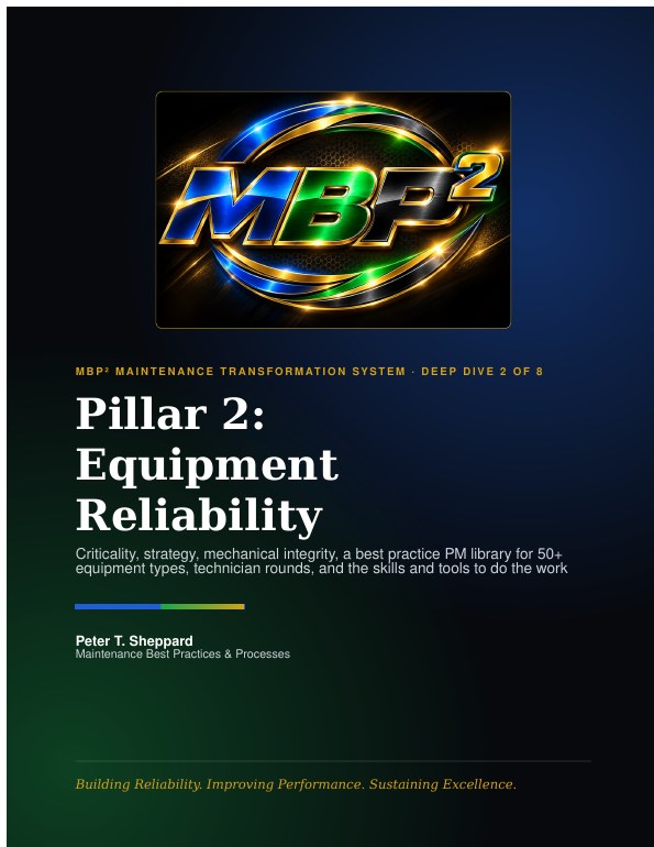 MBP² Pillar 2: Equipment Reliability cover