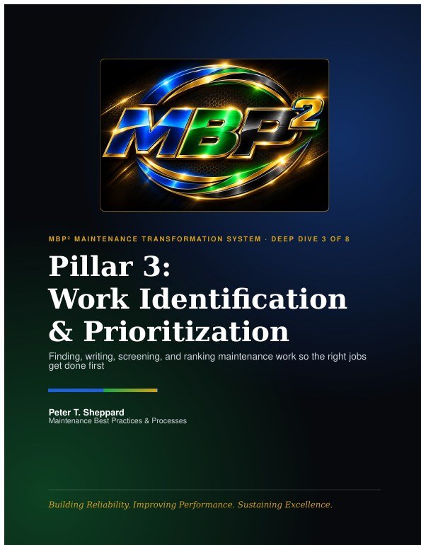 MBP² Pillar 3: Work Identification and Prioritization cover